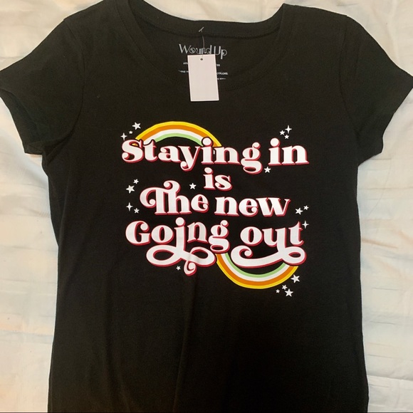 Staying In Graphic Tee for Juniors from Wound Up - Picture 5 of 5